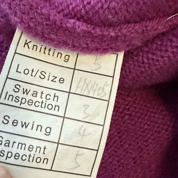 Woolovers Women's Pink Crew Neck Sweater - Picture 9 of 9